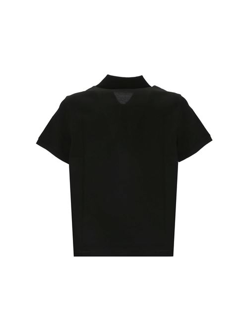 Embroidered-logo short-sleeved polo shirt  Saint Laurent | 712300YB2OC1000